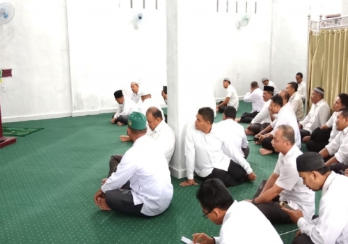 Kankemenag Aceh Tamiang Gelar Tausiah Ramadhan 1444 H