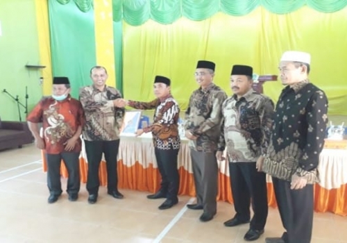 Kemenag Aceh Tamiang Sambut Kasi Pakis Baru