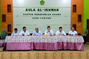 Kankemenag Aceh Tamiang Lakukan Silaturrahim dan Pembinaan Guru PAI