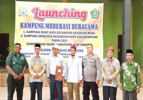 Lauching Kampung Moderasi Beragama Tahun 2023