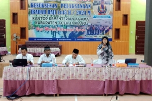 Kankemenag Aceh Tamiang Lakukan Pendampingan dan Evaluasi EDM eRKAM