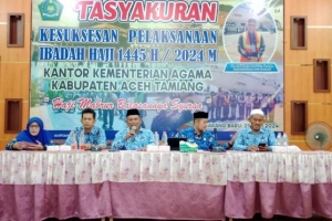 Kankemenag Aceh Tamiang Adakan Silaturrahim Dengan Jamaah Haji