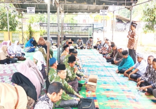 Takziah di Rumah Duka Almarhum Mansur, S. Ag.